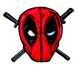 Deadpool Sticker.